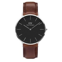 Đồng hồ Nam Daniel Wellington Classic Black Bristol 40mm Silver DW00100131