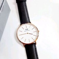 Đồng hồ Nam D.aniel W.ellington D.W Dây Da Thời Trang Case 42mm (Có hộp đựng)