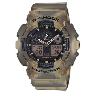Đồng hồ nam dây cao su Casio G-Shock GA-100MM