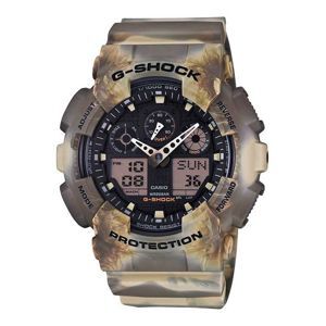 Đồng hồ nam dây cao su Casio G-Shock GA-100MM