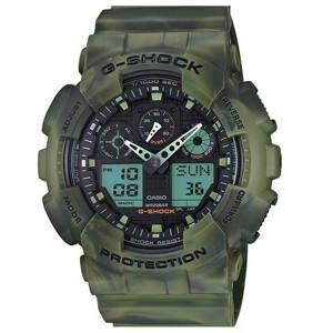 Đồng hồ nam dây cao su Casio G-Shock GA-100MM