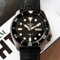 Đồng hồ nam dây cao su phủ dây da Seiko 5 Sport Automatic Specialist SRPD65K3
