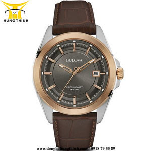 Đồng hồ nam dây da bulova 98B267