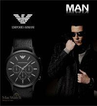 Đồng hồ nam dây da cao cấp Emporio Armani AR2461