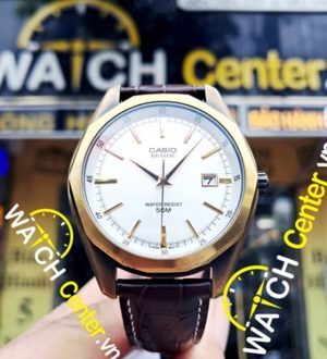 Đồng hồ nam dây da Casio Beside BEM-121AL