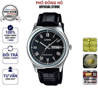 Đồng hồ nam dây da Casio chính hãng Anh Khuê MTP-V006L-1BUDF