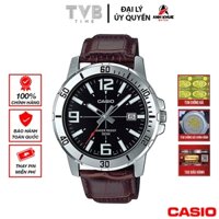 Đồng hồ nam dây da Casio chính hãng MTP-VD01L-1BVUDF (45mm)