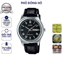 Đồng hồ nam dây da Casio chính hãng Anh Khuê MTP-V006L-1BUDF