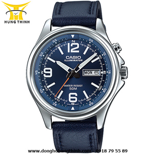 Đồng hồ nam dây da casio MTP-E201L
