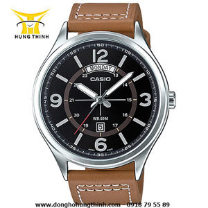 Đồng hồ nam dây da Casio MTP-E129L