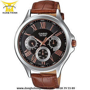 Đồng hồ nam dây da Casio MTP-E308L
