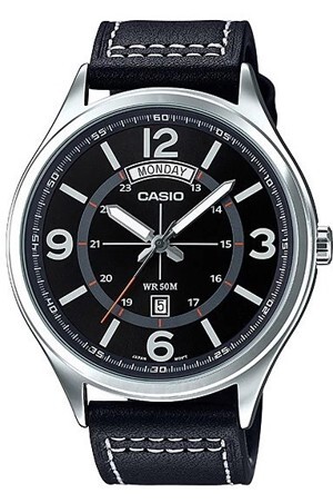 Đồng hồ nam dây da Casio MTP-E129L
