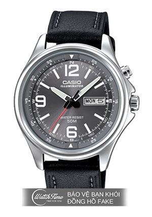 Đồng hồ nam dây da casio MTP-E201L