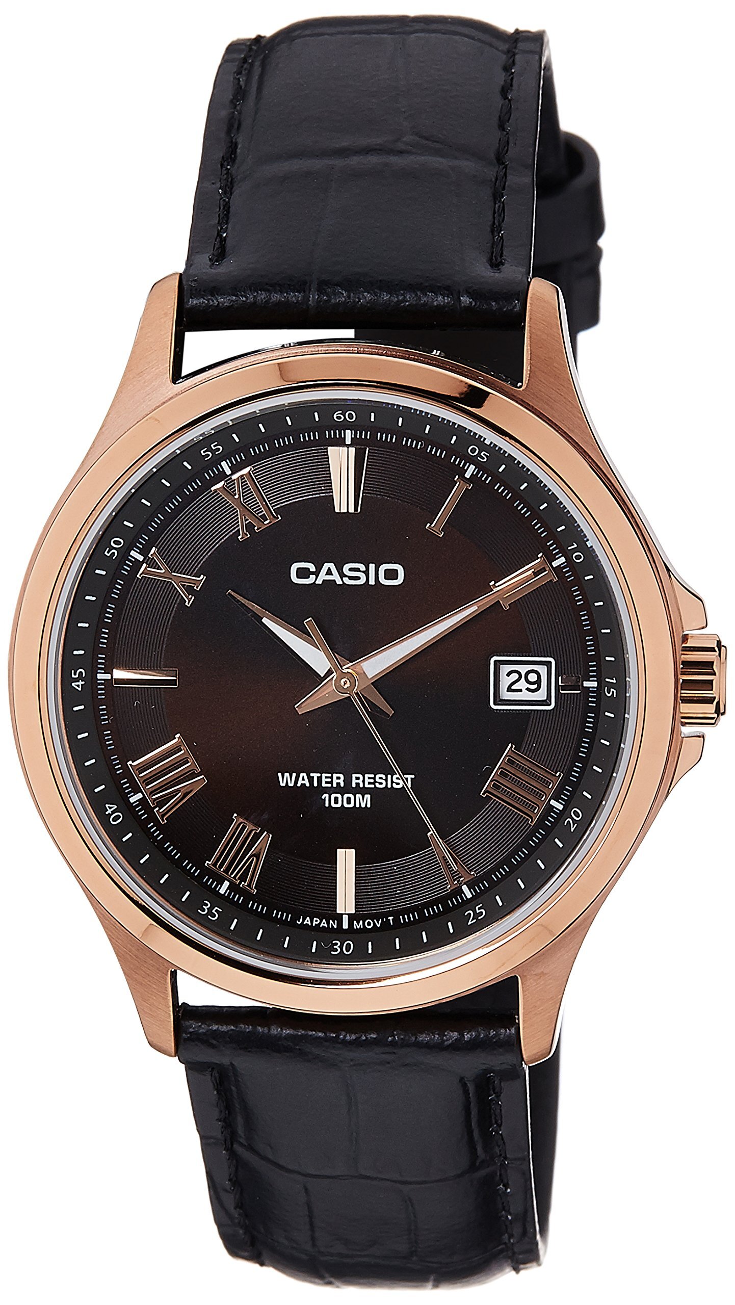 Đồng hồ nam dây da Casio Quartz MTP-1383RL - màu 7AVDF/ 5AVDF