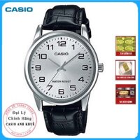 Đồng hồ nam dây da Casio MTP-V001L-7BUDF