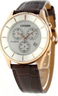 Đồng hồ Nam dây da Citizen Eco-Drive AT2362-02A