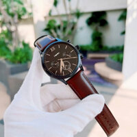Đồng hồ nam dây da F.ossil Quartz BQ2453