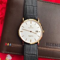 Đồng hồ Nam dây da hiệu Sunrise chính hãng