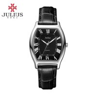 Đồng hồ nam dây da Julius Ja-703 Đen