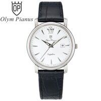 Đồng hồ nam dây da mặt kính sapphire chống xước Olym Pianus OP130-07MS-GL t