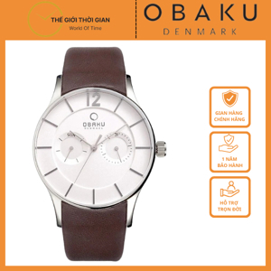 Đồng hồ nam dây da OBAKU V175GMCIRN