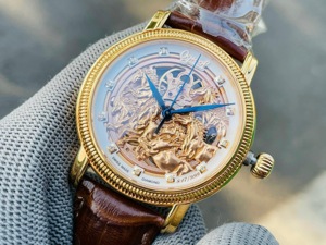 Đồng hồ nam dây da Ogival OG358-88AGR-GL