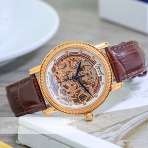 Đồng hồ nam dây da Ogival OG358-88AGR-GL