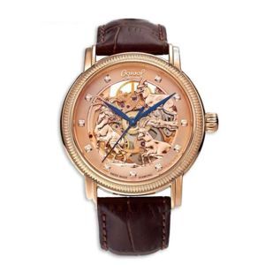 Đồng hồ nam dây da Ogival OG358.33AGR-GL