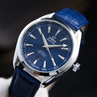 Đồng Hồ Nam Dây Da OMEGA Cao Cấp, Kiểu Dáng Thời Trang Trẻ Trung