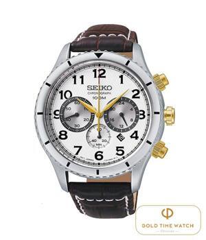 Đồng hồ nam dây da Seiko Quartz SRW039P1