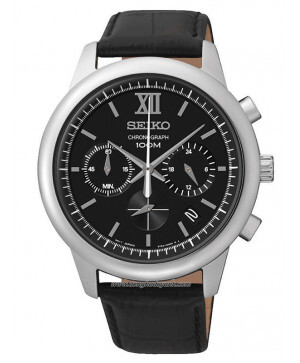 Đồng hồ nam dây da Seiko Quartz SSB139P2