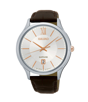 Đồng hồ nam dây da Seiko SGEH55P1