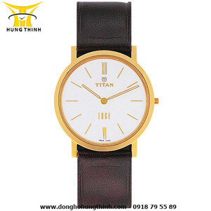 Đồng hồ nam dây da siêu mỏng Titan 679YL01