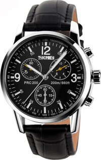 Đồng hồ Nam dây da SKMEI 9070 - DHA008