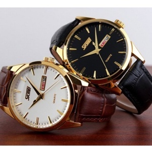 Đồng hồ nam dây da Skmei 9073