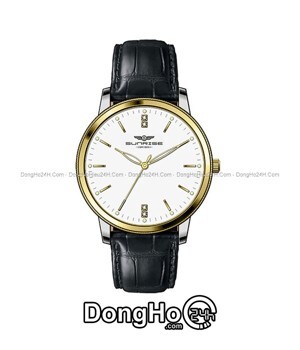 Đồng hồ nam dây da Sunrise Quartz SG2031 - màu 4101/ 4102/ 6102