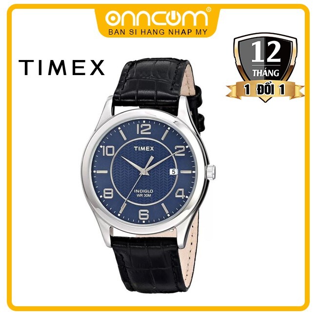 Đồng hồ nam dây da Timex T2P4519J