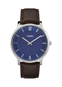 Đồng Hồ Nam Dây Da Timex Metropolitan TW2R49900 40mm - Mặt Xanh Dương