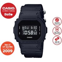 Đồng hồ Nam dây dù G-Shock Nam DW-5600BBN-1 chính hãng bảo hành 5 năm Pin trọn đời