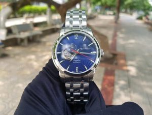 Đồng hồ nam dây kim loại automatic Olympianus OP990-133AMS