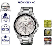 Đồng hồ nam dây kim loại Casio chính hãng Anh Khuê MTP-1374D-7AVDF