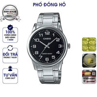 Đồng hồ nam dây kim loại Casio chính hãng Anh Khuê MTP-V001D-1BUDF