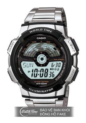 Đồng hồ nam dây kim loại Casio AE-1100WD - màu 1A