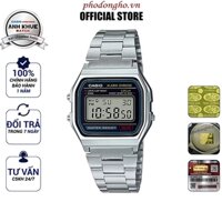 Đồng hồ nam dây kim loại Casio A158WA-1DF