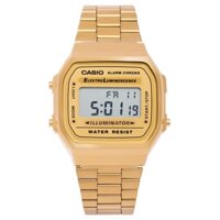 Đồng hồ nam dây kim loại Casio chính hãng A168WG-9WDF - Thép không gỉ - Kháng nước