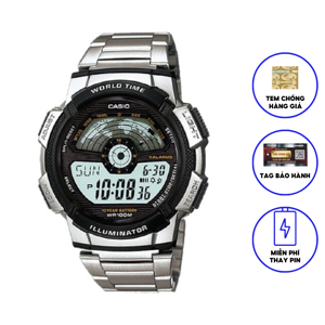 Đồng hồ nam dây kim loại Casio AE-1100WD - màu 1A
