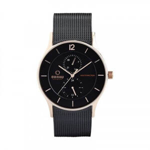 Đồng hồ nam dây kim loại Obaku V157GMVBMB