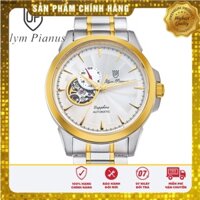 Đồng hồ nam dây kim loại Automatic Olym Pianus OP990-083 OP990-083AMSK trắng