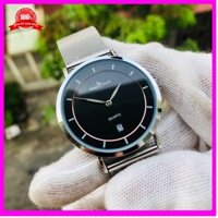 ĐỒNG HỒ NAM DÂY LƯỚI CAO CẤP THƯƠNG HIỆU KEEPNTOUCH (TẶNG KÈM HỘP , PIN DỰ PHÒNG VÀ PHỤ KIỆN THÂU DÂY)