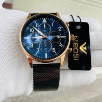 ĐỒNG HỒ NAM DÂY LƯỚI HIỆU NIBOSI CHÍNH HÃNG FULL BOX CHẠY ĐỦ 6 KIM LỊCH NGÀY VÀ THỨ - Đồng hồ nam chính hãng